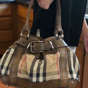 SOLD!!  Large Burberry Bag- All offers welcom